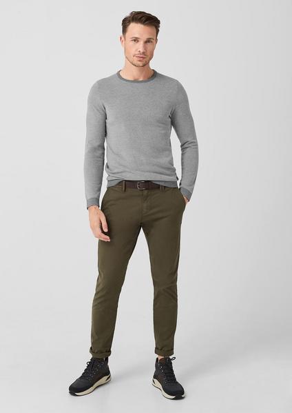 PULLOVER LANGARM - 99W0/black melange