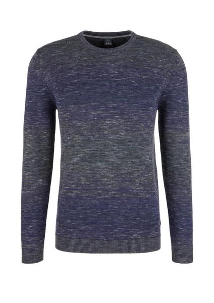 PULLOVER LANGARM - 98G1/black melange