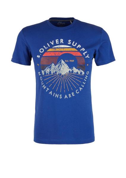 T-SHIRT KURZARM - 5616/brillant blue