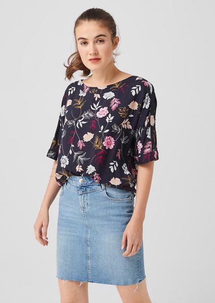 BLUSE 3/4 ARM - 59B4/navy AOP