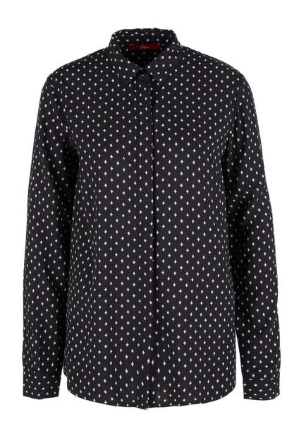 Bluse langarm - 99A5/black AOP