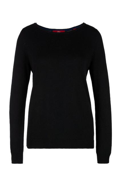 PULLOVER LANGARM - 9999/black