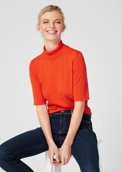 PULLOVER KURZARM - 2584/spice orange