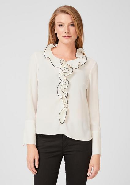 BLUSE LANGARM - 0220/cream white