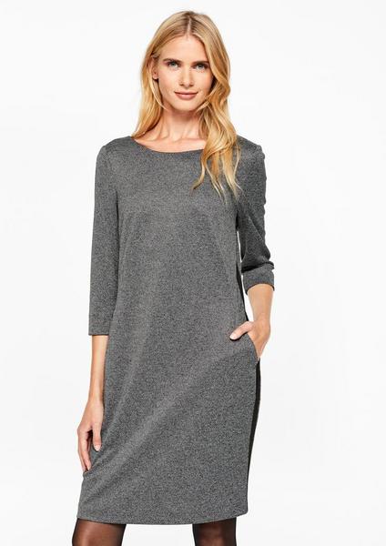 KLEID KURZ - 99N1/grey/black check
