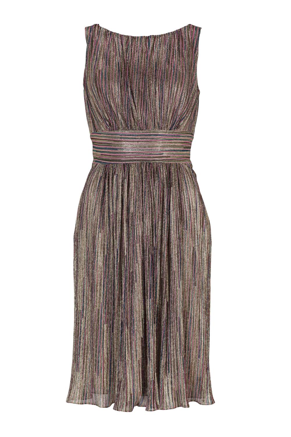Cocktailkleid aus Plissee Lurex female