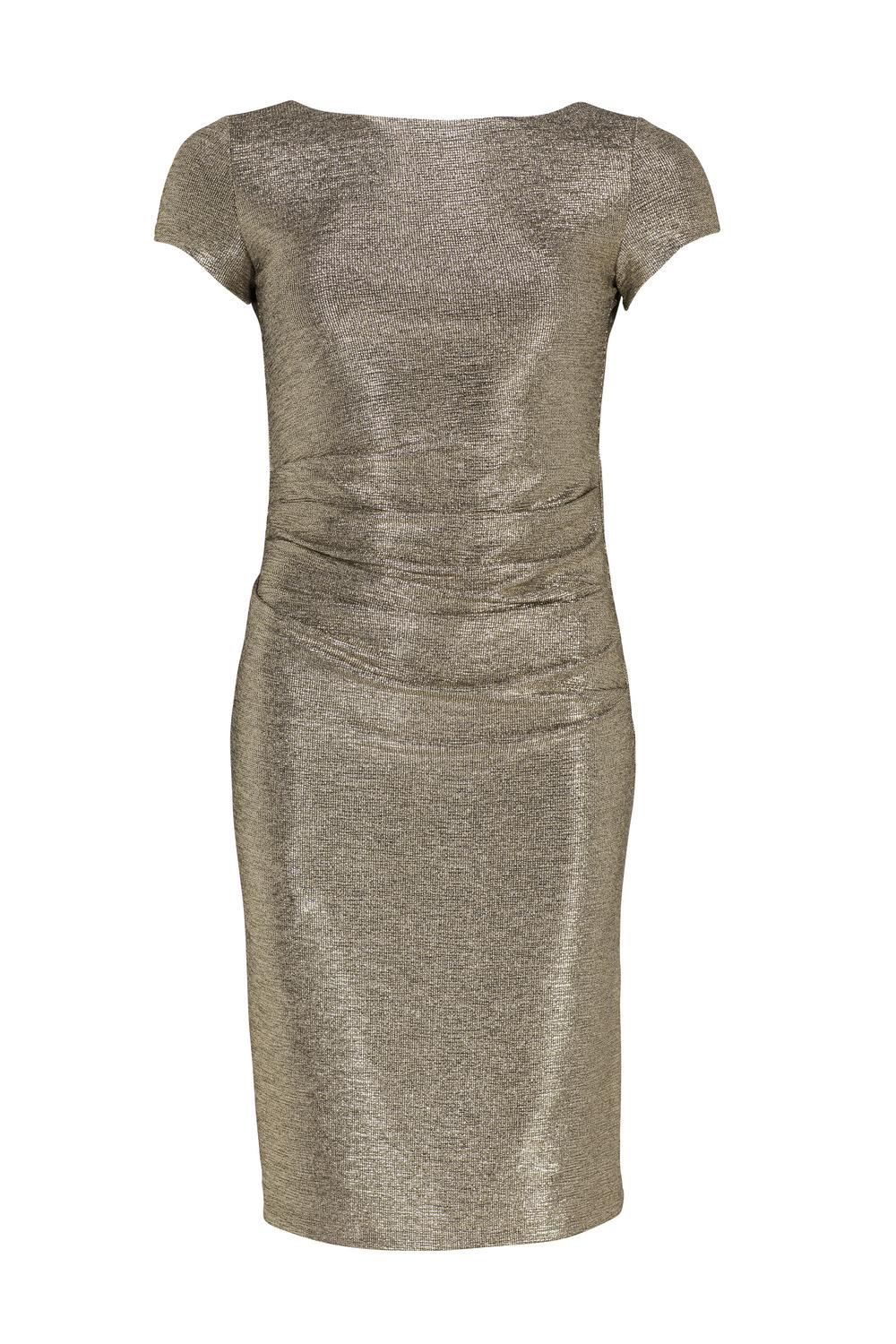Cocktailkleid aus foliertem Jersey
