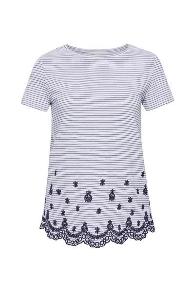 Embro Hem Tee - E400/NAVY