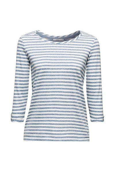 Button STR tee - C420/GREY BLUE