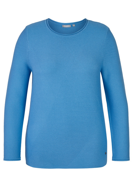 Pullover - 398/Mittelblau