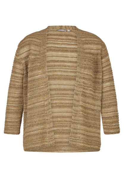 Strickjacke - 642/Sandstein