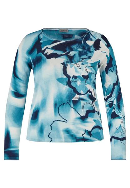 Pullover - 3343/Pfauenblau