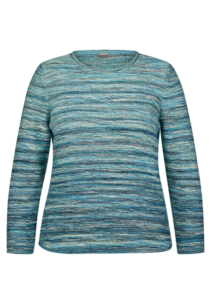 Pullover - 3343/Pfauenblau
