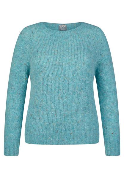 Pullover - 3343/Pfauenblau