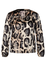 Bluse, Mittelgrau
