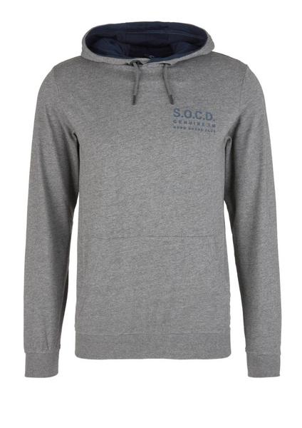 T-Shirt langarm - 9730/Grey / Bla