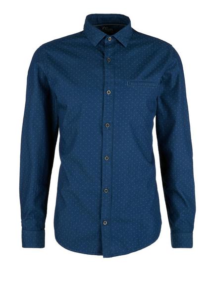 Hemd langarm - 5865/Blue