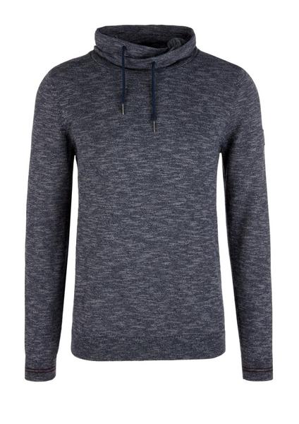 Pullover langarm - 9730/Grey / Bla