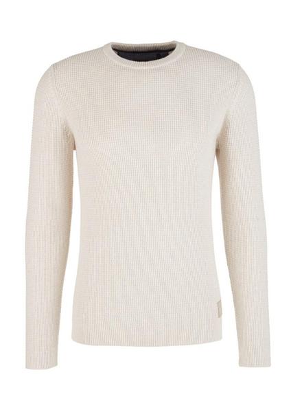 Pullover langarm - 03W0/foam melan