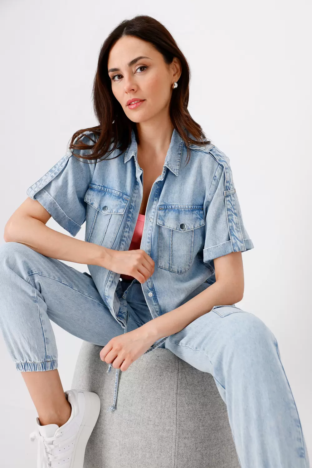 Jacke, jeans