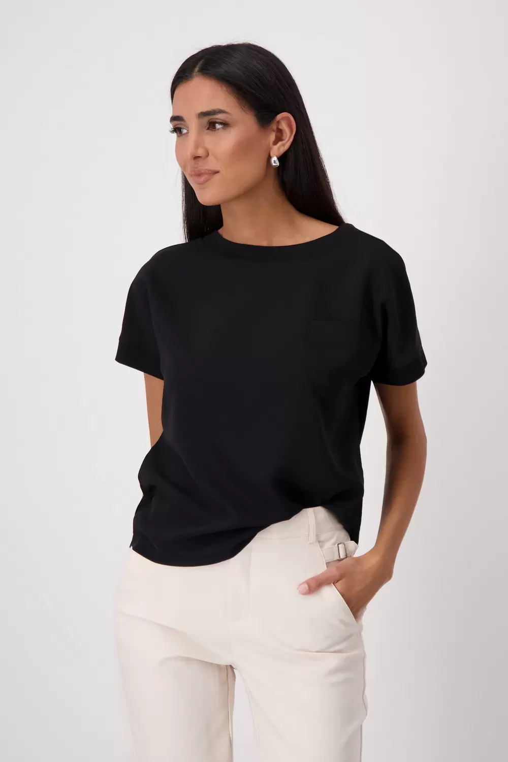 Bluse, schwarz