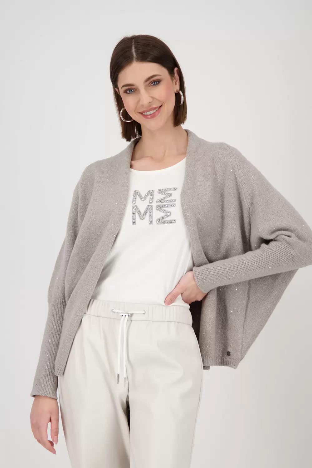 StrickjackeStrickjacke, greige