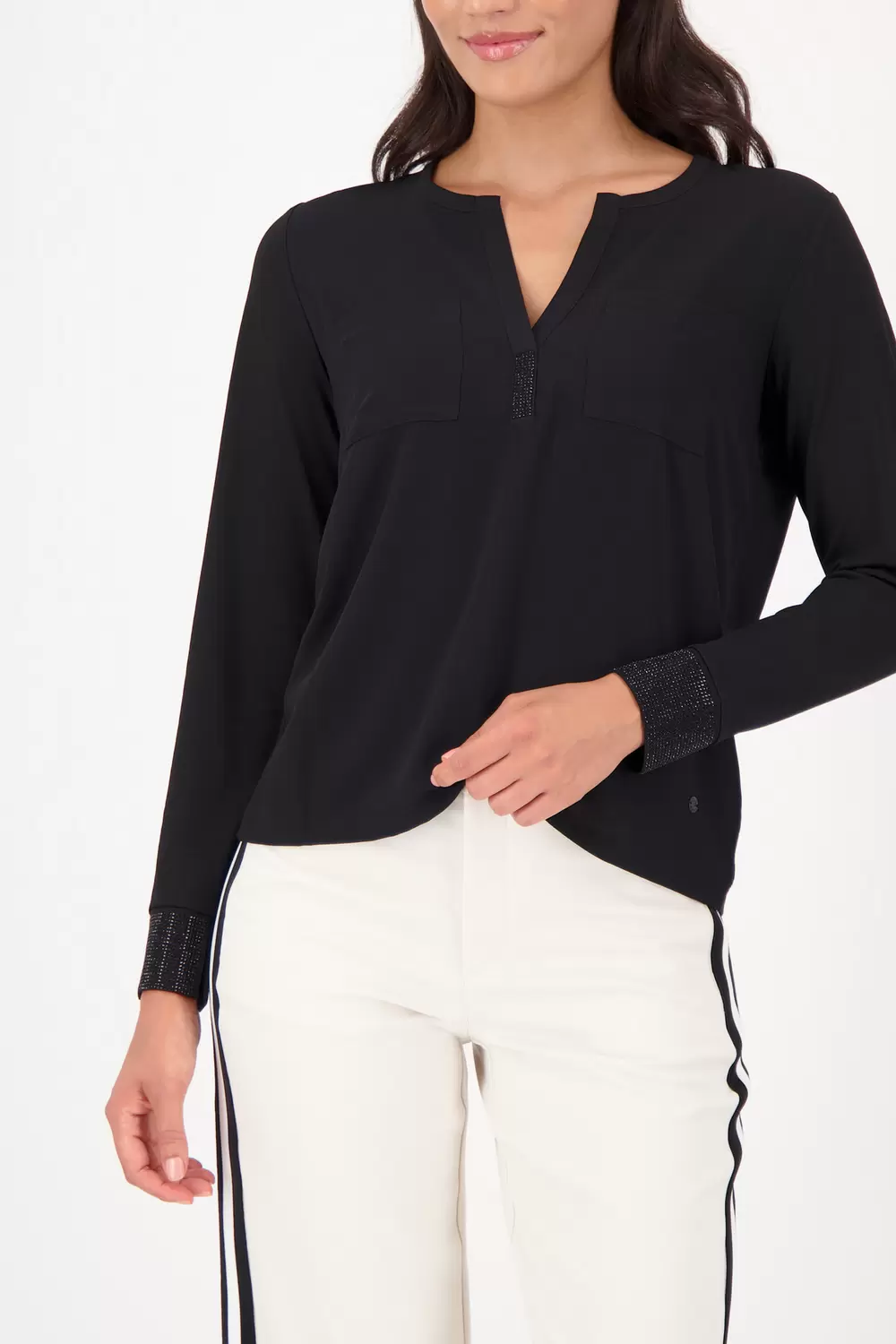 Bluse - 999/schwarz