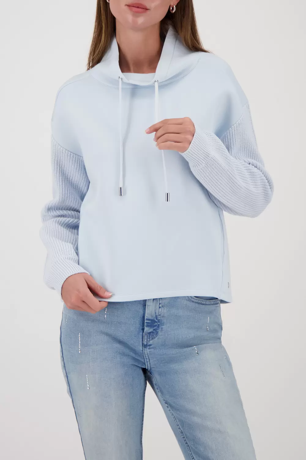 Sweatshirt, ice blue