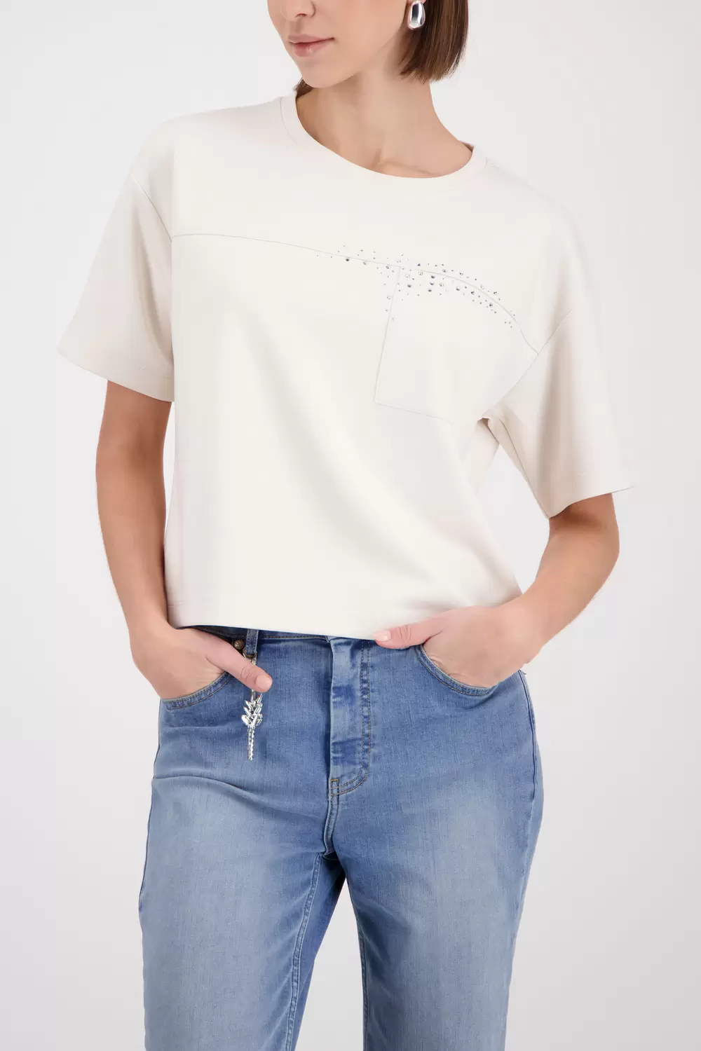 T-Shirt, champagne beige