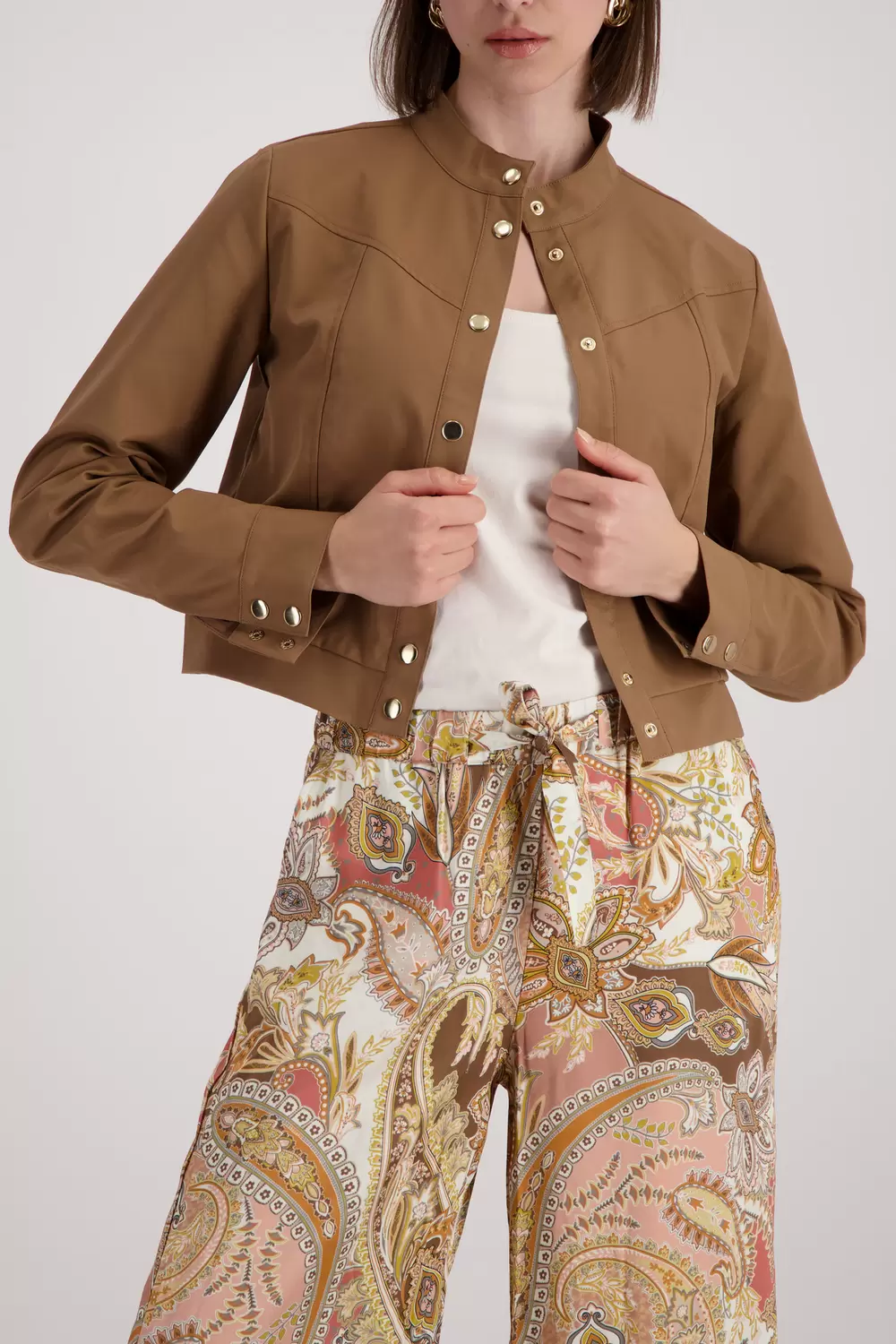 Jacke, mocca