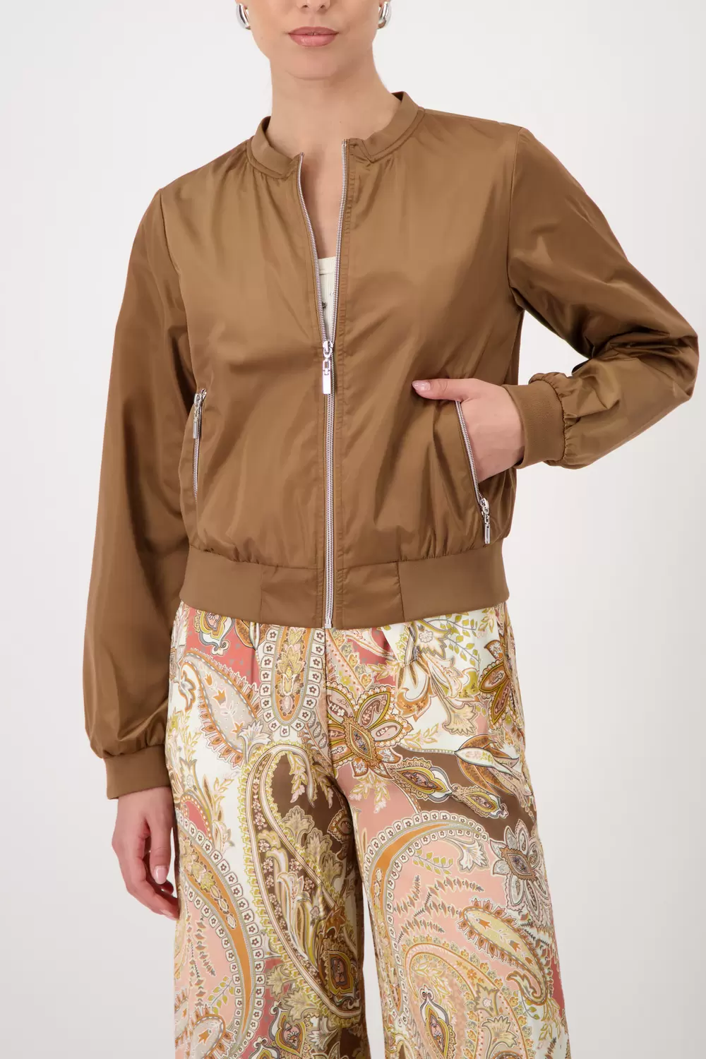 Jacke, mocca