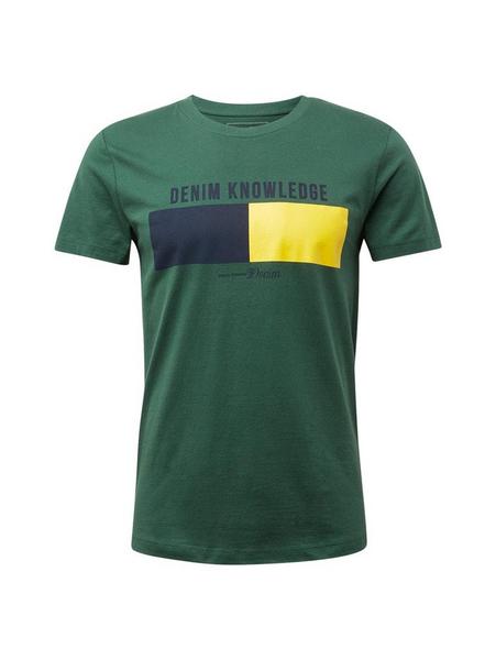 T-shirt with print - 18601/pineneedle green