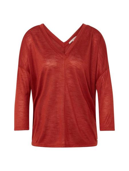 loose knit batwing tee - 19759/fox orange
