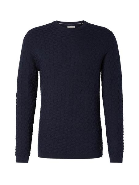 solid structured knit - 10668/Sky Captain Blue