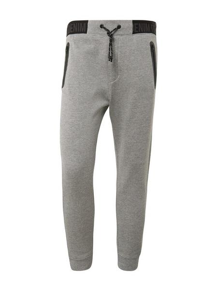 jogpants w. elastic tape - 10695/Middle Grey M