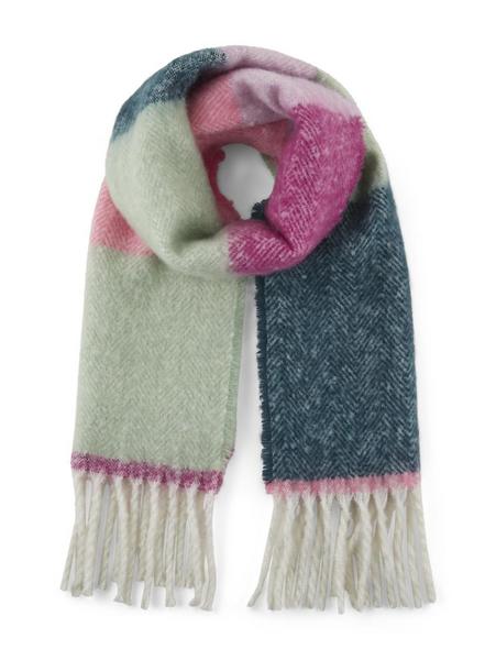 ganzflächig mit mehrfarbigem Streifenmuster