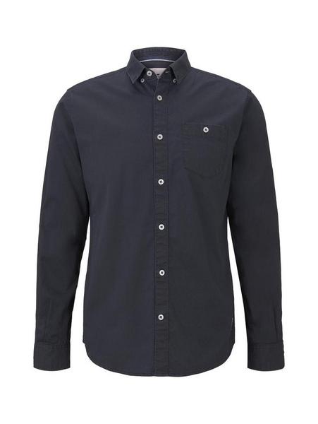 ray lux solid shirt - 10690/Knitted Navy