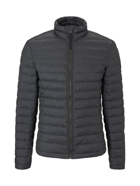 light weight jacket - 18207/grey melange design