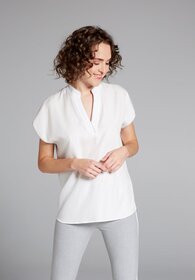 KURZARM BLUSE 1863 BY ETERNA - PREMIUM TENCEL
