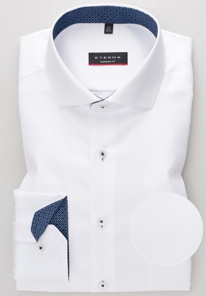 ETERNA LANGARM HEMD MODERN FIT TWILL