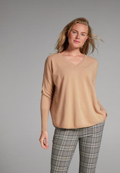 ETERNA STRICKPULLOVER MIT V-HALS AUSSCHNITT