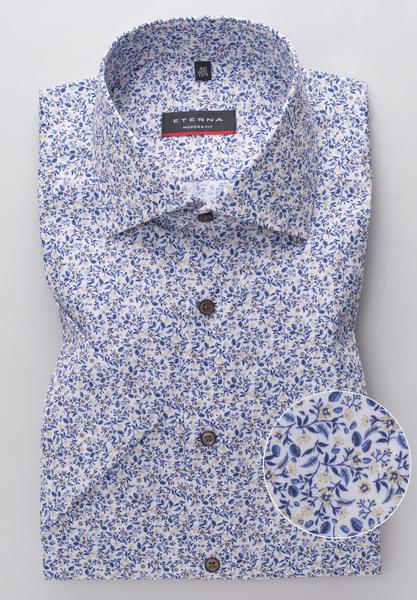 ETERNA KURZARM HEMD MODERN FIT TWILL