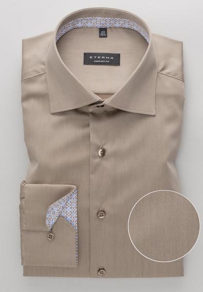 ETERNA LANGARM HEMD COMFORT FIT TWILL