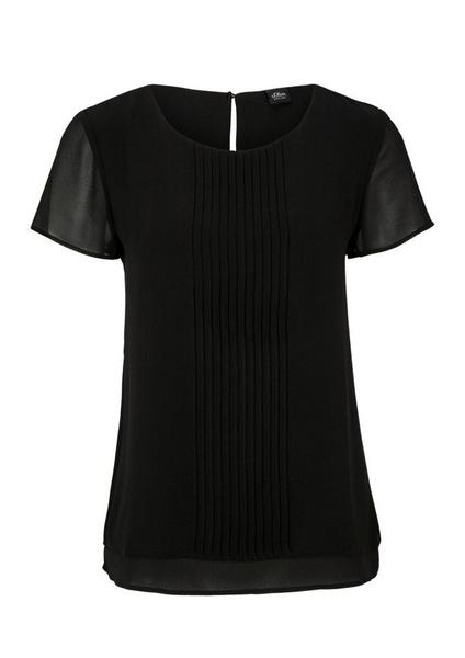 Bluse kurzarm - 9999/black