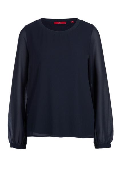 Bluse langarm - 5959/navy