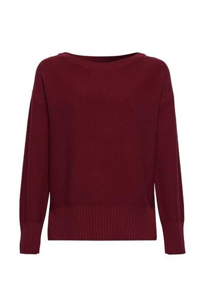 boatneck swtr - E620/GARNET RED
