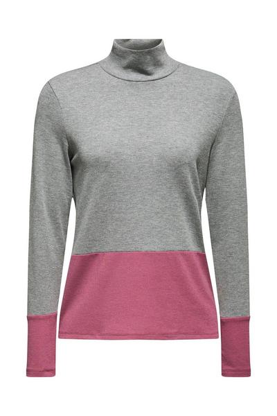 Color block tee - C019/GUNMETAL 5