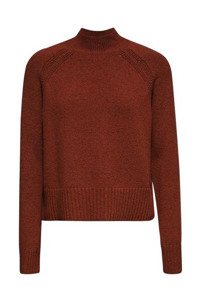 raglan sweater - C224/RUST BROWN 5
