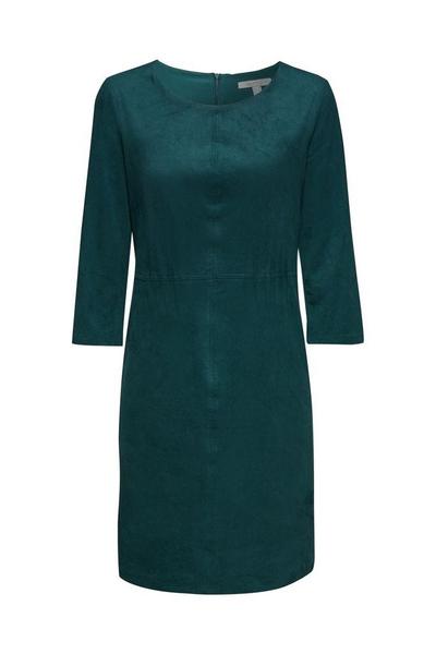 Dress - E375/DARK TEAL GREEN