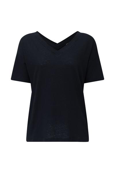 FLW Linen T - E001/BLACK